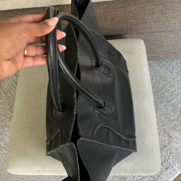 Large CÉLINE pebble leather phantom Bag - Picture 11 of 16